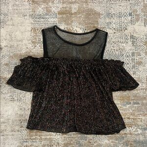 ‼️ Shimmering Multicolor Off-Shoulder Top ‼️